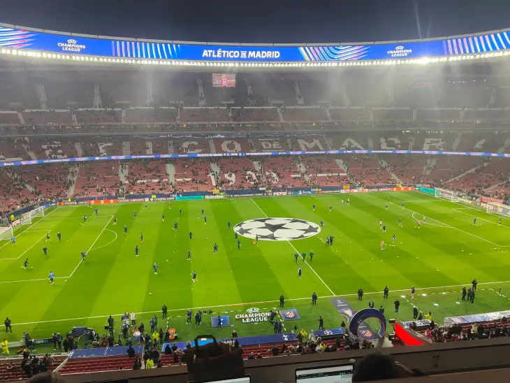 Предматчевая разминка