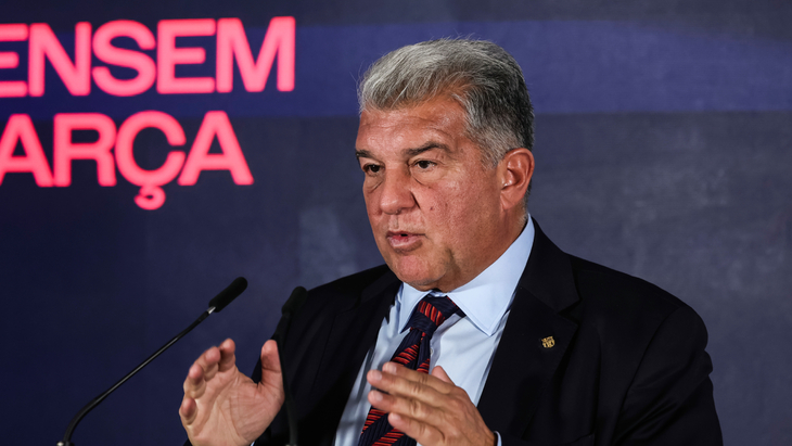 Жоан Лапорта — президент «Барселоны»