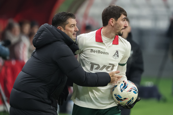 Франк Артига в матче с «Локомотивом»