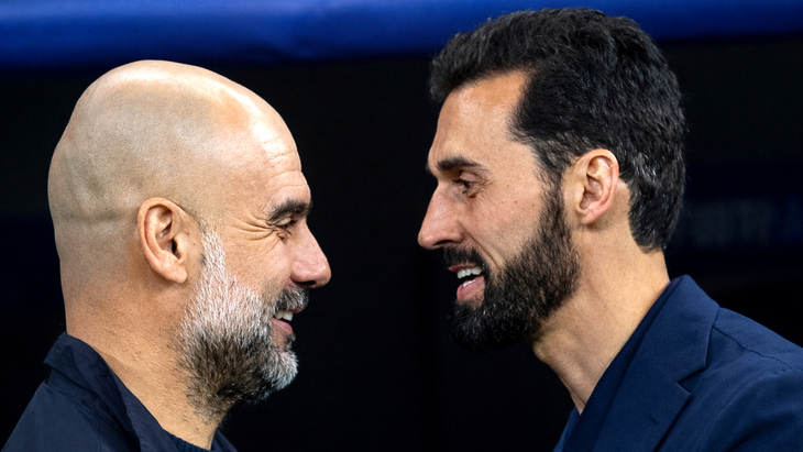Пеп Гвардиола и Альваро Арбелоа