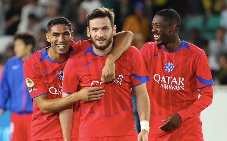 Ашраф Хакими, Хвича Кварацхелия и Усман Дембеле