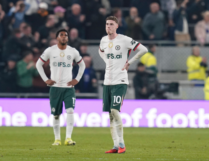 Игроки «Челси» после пропущенного мяча