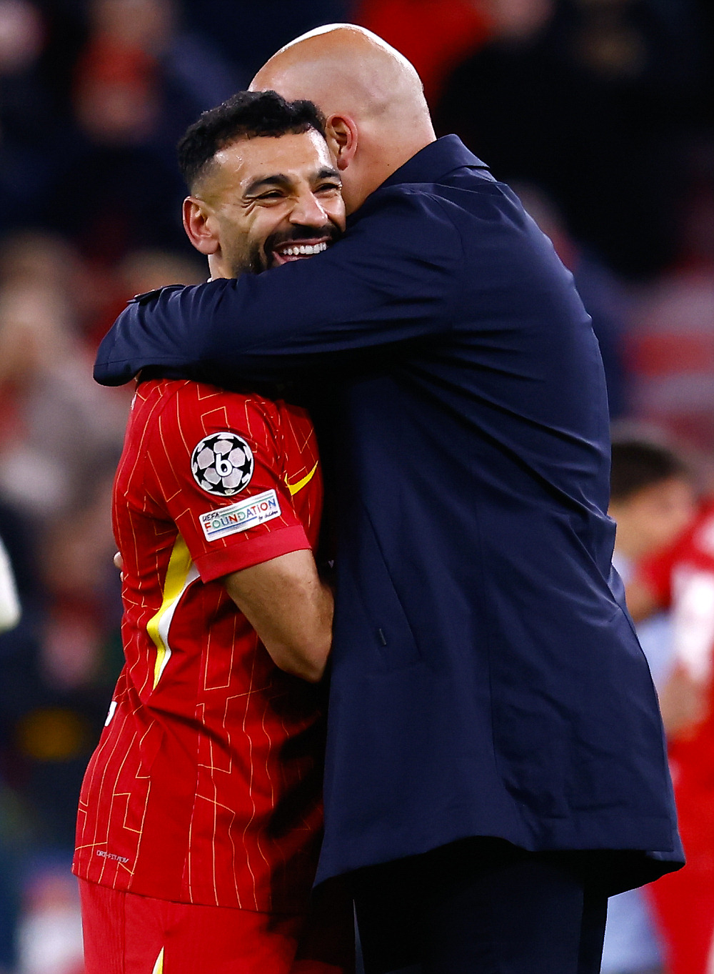 Отношения Салаха с главным тренером Арне Слотом не всегда были такими возвышенными