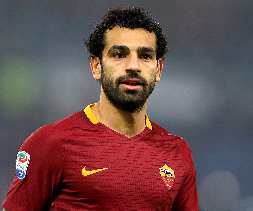 Мохамед Салах в футболке «Ромы». 27 ноября 2016 года