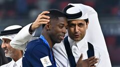 Усман Дембеле и Нассер Аль-Хелаифи