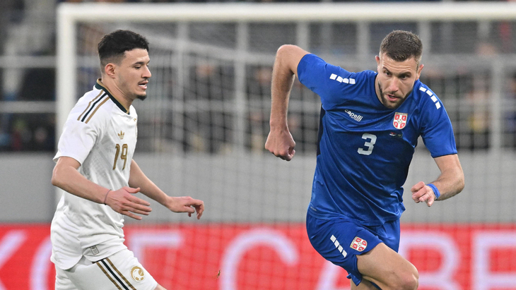 Фрамент матча Сербия — Саудовской Аравии