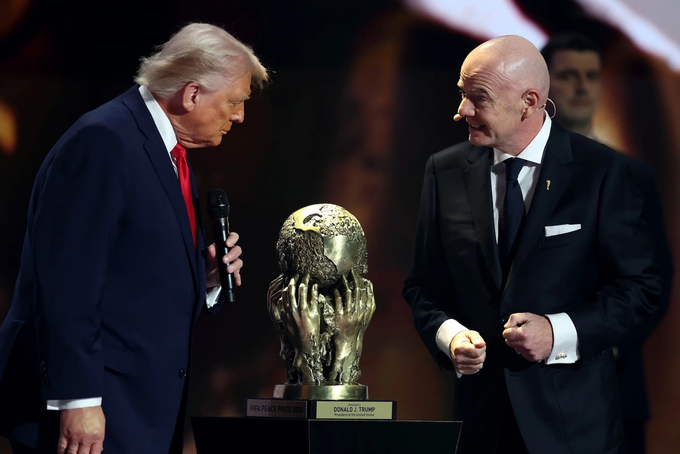Дональд Трамп и Джанни Инфантино