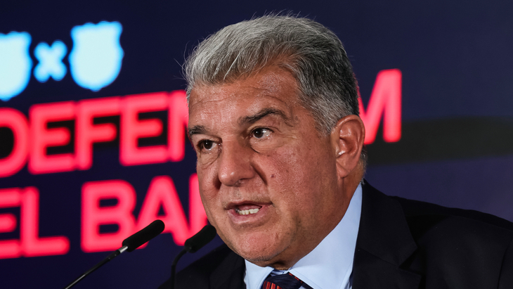 Жоан Лапорта — президент «Барселоны»