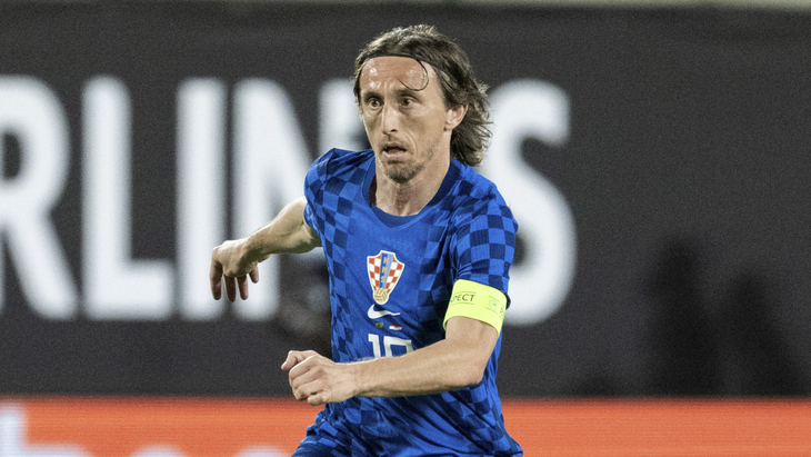 Лука Модрич — полузащитник сборной Хорватии