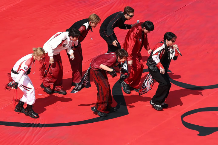 Выступление BTS