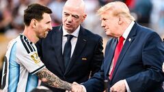 Лионель Месси и Дональд Трамп