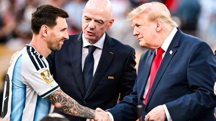 Лионель Месси и Дональд Трамп