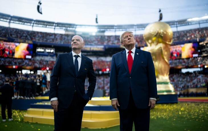Джанни Инфантино и Дональд Трамп