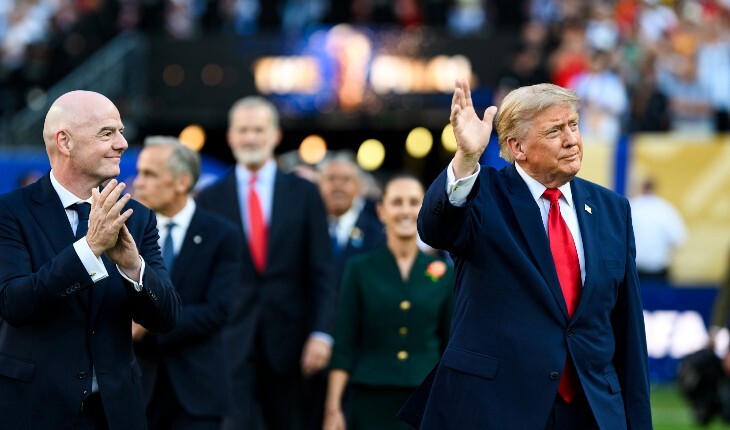 Джанни Инфантино и Дональд Трамп