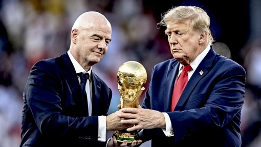 Джанни Инфантино и Дональд Трамп 