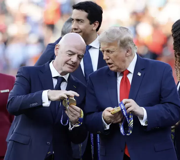 Джанни Инфантино и Дональд Трамп