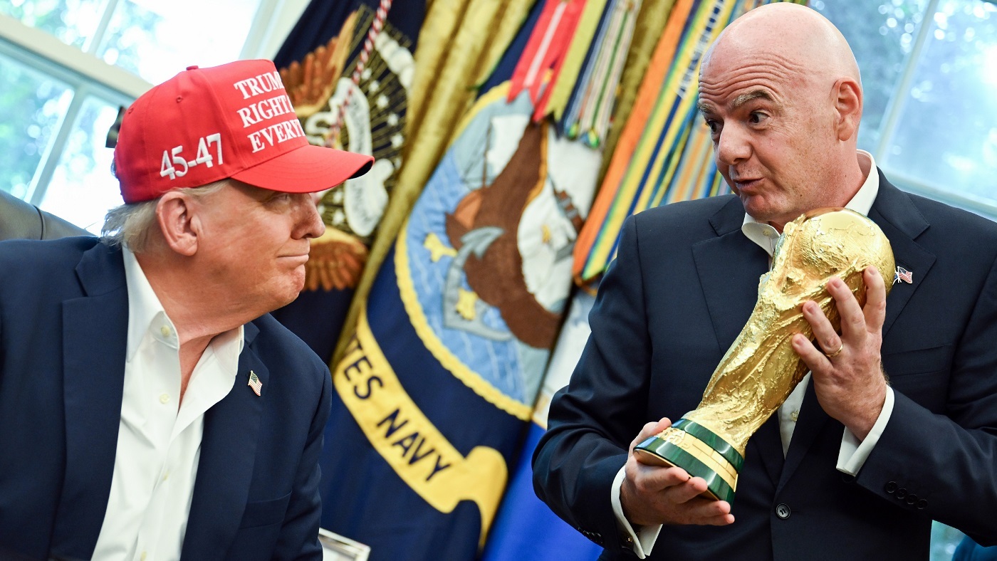 Инфантино вместе с Трампом в Овальном кабинете Белого дома