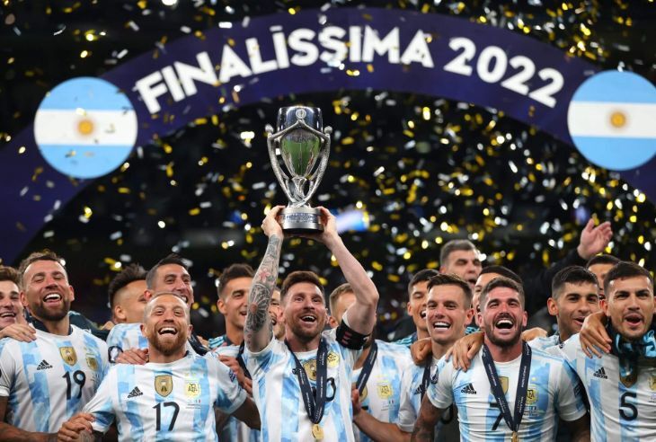 Сборная Аргентины — победитель Финалиссимы‑2022