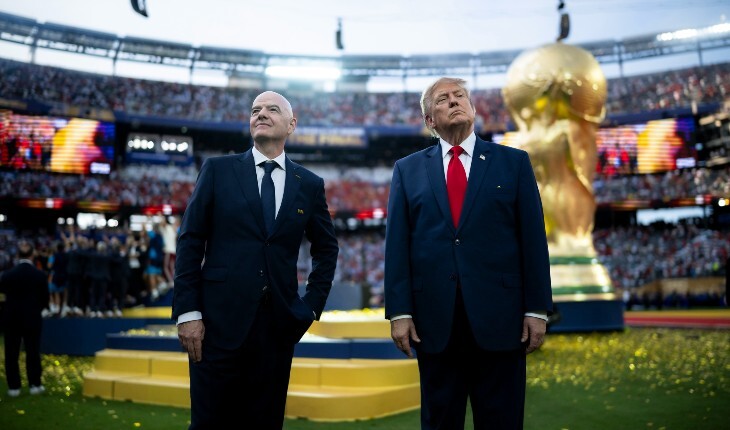 Джанни Инфантино и Дональд Трамп