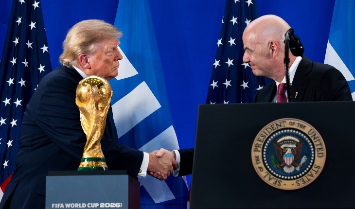 Дональд Трамп и Джанни Инфантино