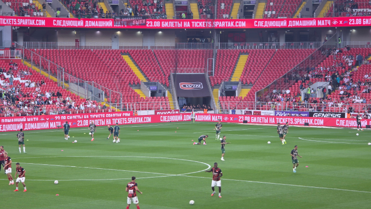 Разминка игроков «Краснодара»