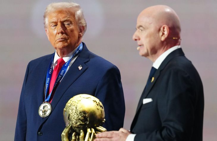 Дональд Трамп и Джанни Инфантино
