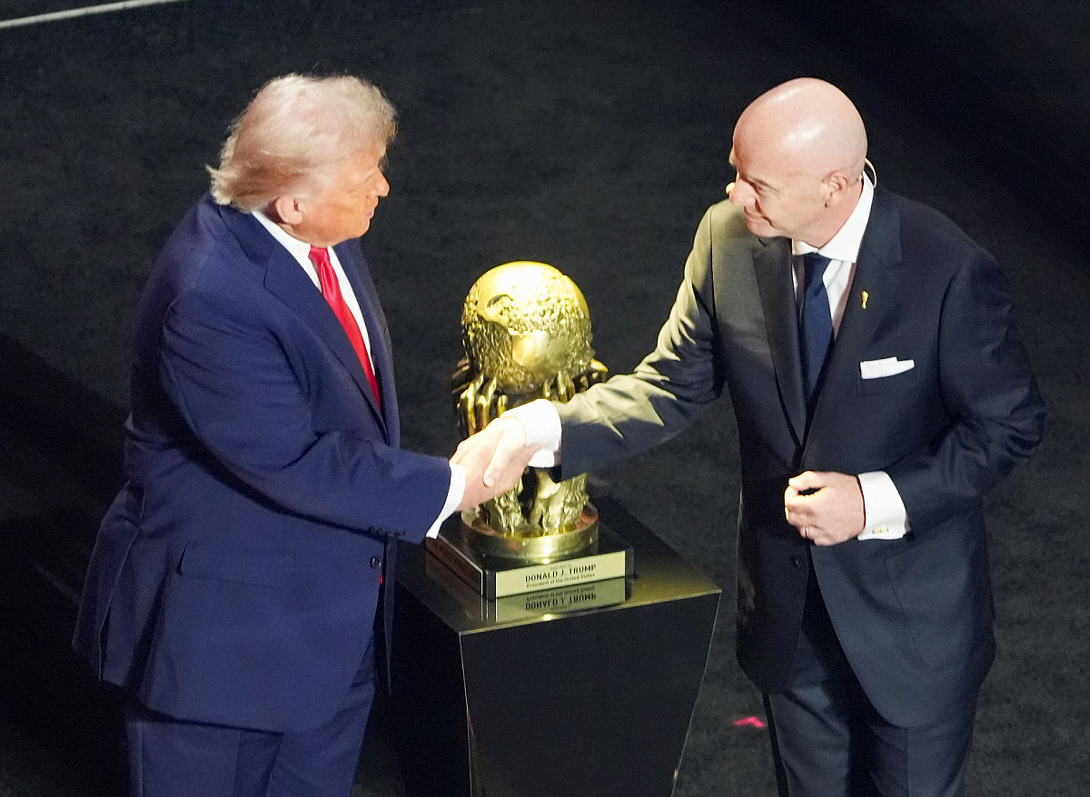 Дональд Трамп и Джани Инфантино