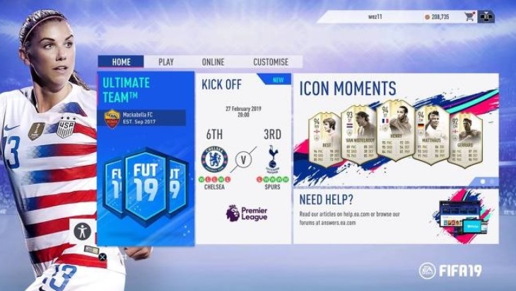 FIFA 19 отказалась от использования лица Роналду