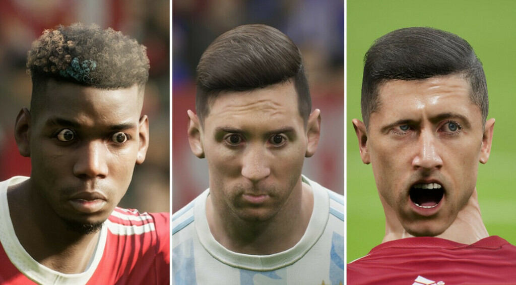 Лица игроков в eFootball 2022