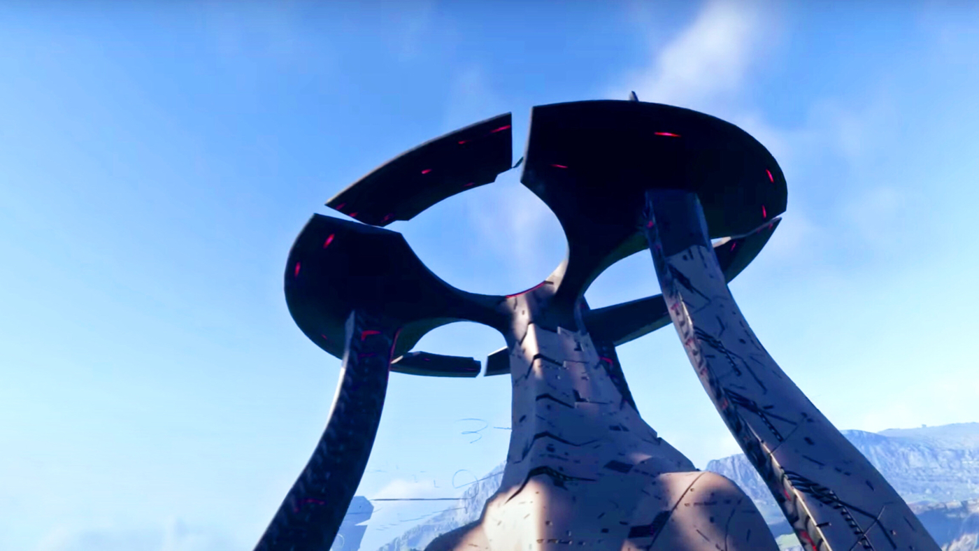 Гигантский босс в Sonic Frontier