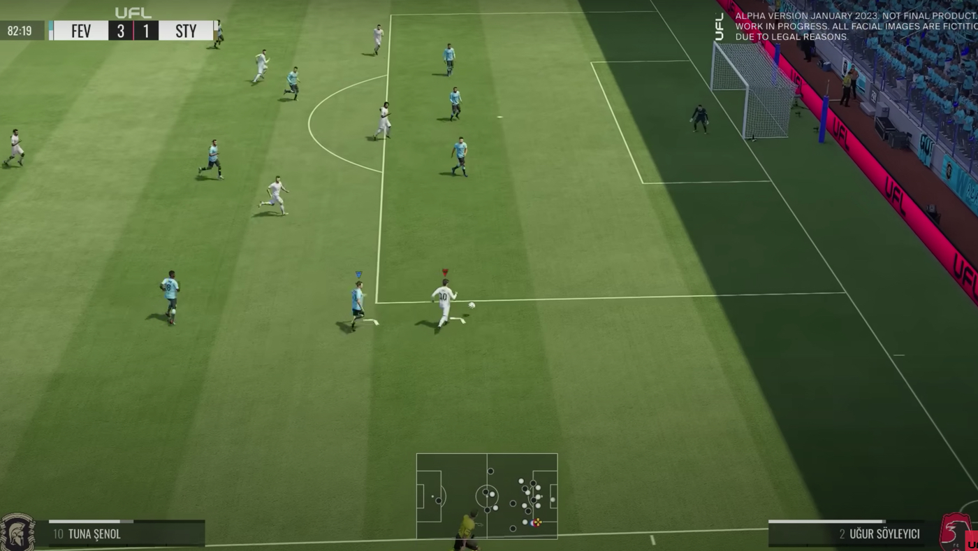 Движения игроков в UFL