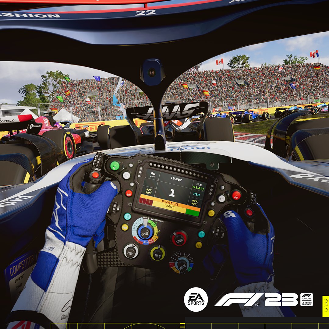 Вид с кабины в F1 23