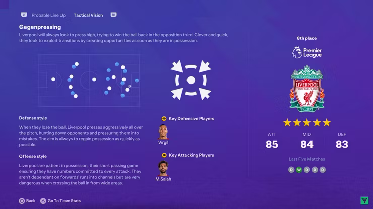 Предматчевая подготовка 