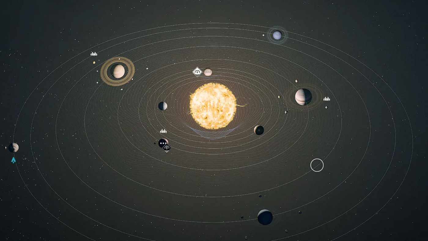 Солнечная система в Starfield