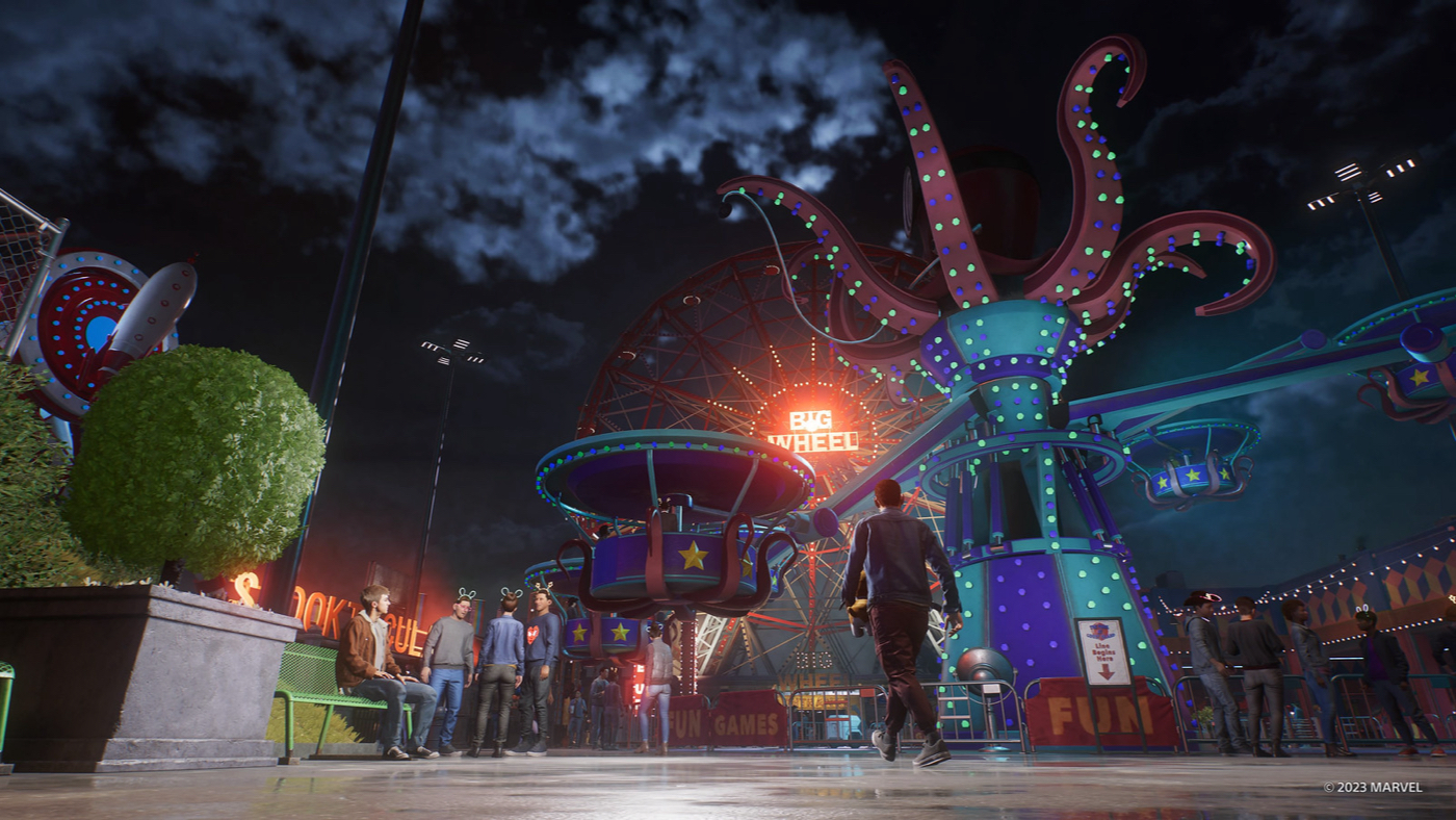 Парк аттракционов в Marvel’s Spider-Man 2