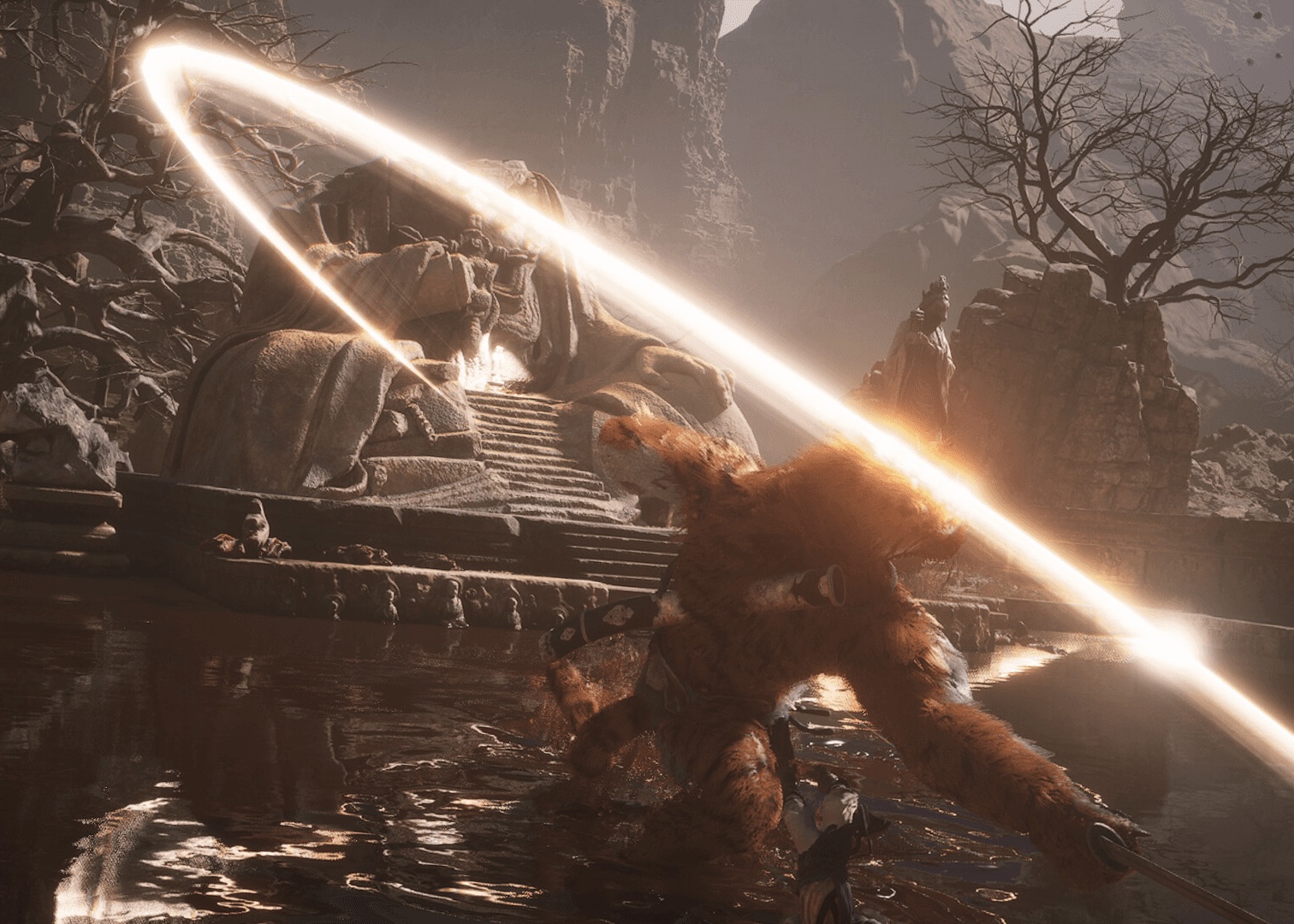 Боевая механика Black Myth: Wukong