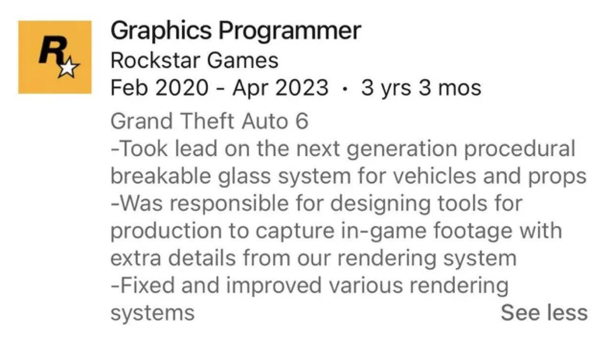 Информация о механике GTA 6 