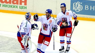 Хоккеисты сборной Чехии