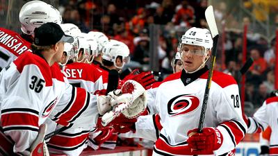 Александр Семин забросил одну из трех шайб в ворота «Филадельфии»