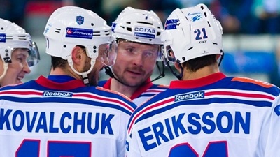 Хоккеисты СКА