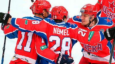 Хоккеисты ЦСКА