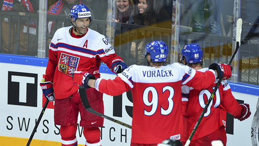 Хоккеисты сборной Чехии