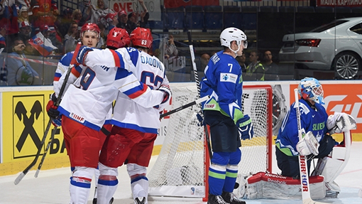 Радость сборной России