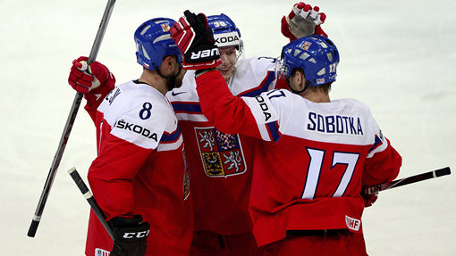 Хоккеисты сборной Чехии