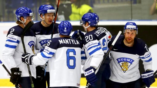 Хоккеисты сборной Финляндии