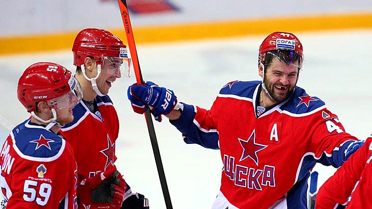 Хоккеисты ЦСКА