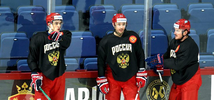 Николай Прохоркин, Илья Ковальчук и Игорь Григоренко 