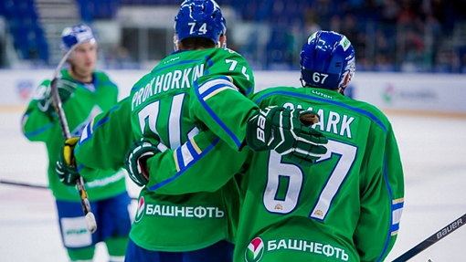 Хоккеисты «Салавата Юлаева»