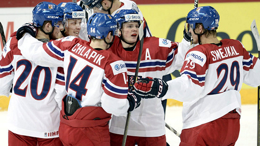 Хоккеисты сборной Чехии