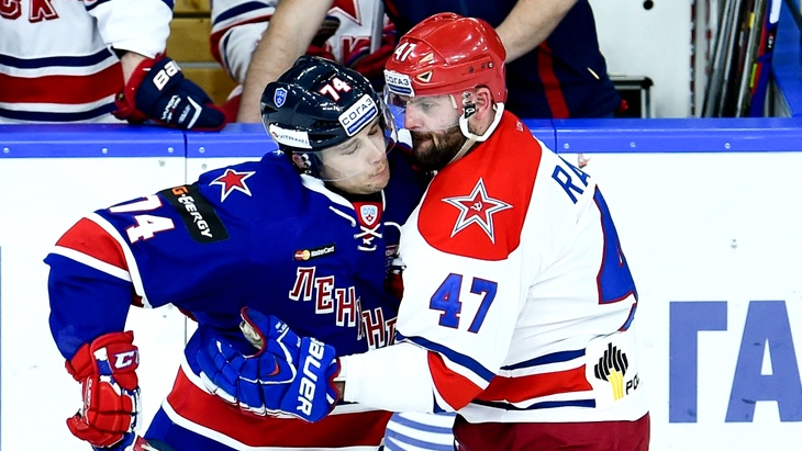 ЦСКА выиграл у СКА в Санкт-Петербурге